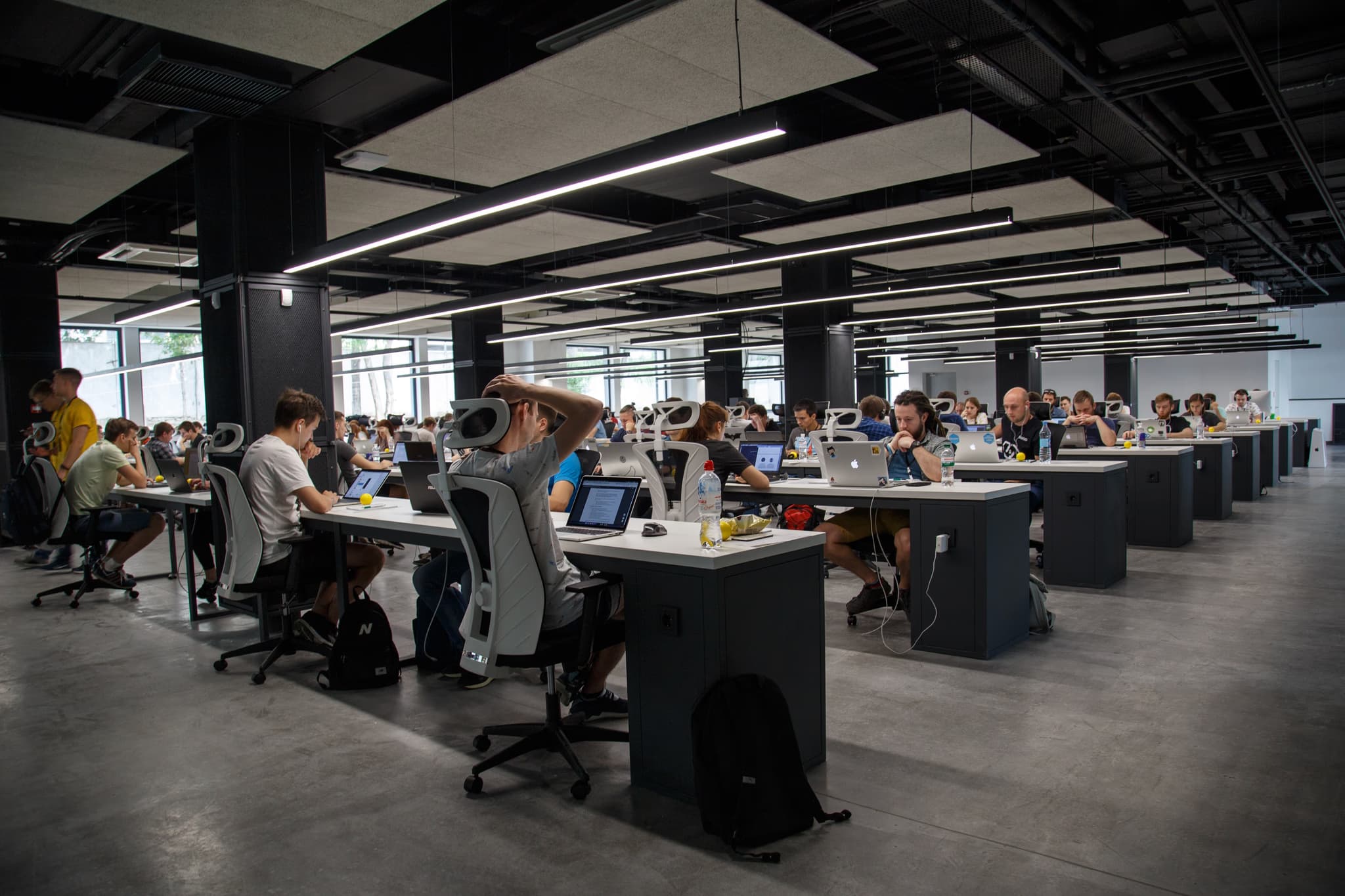 Collaborative workspace with multiple workstations